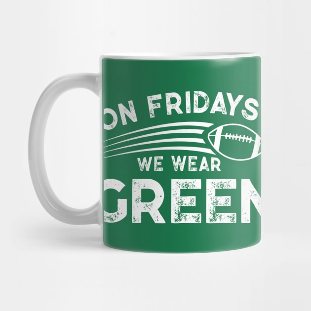 On Fridays We Wear Green // Vintage School Spirit // Go Green B by SLAG_Creative